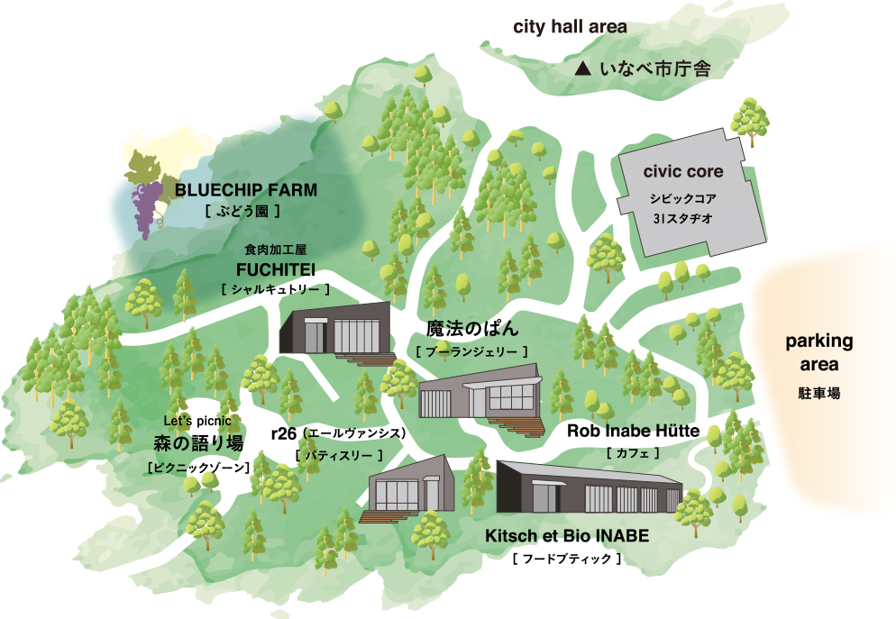 新市庁舎エリア グリーンクリエイティブいなべ